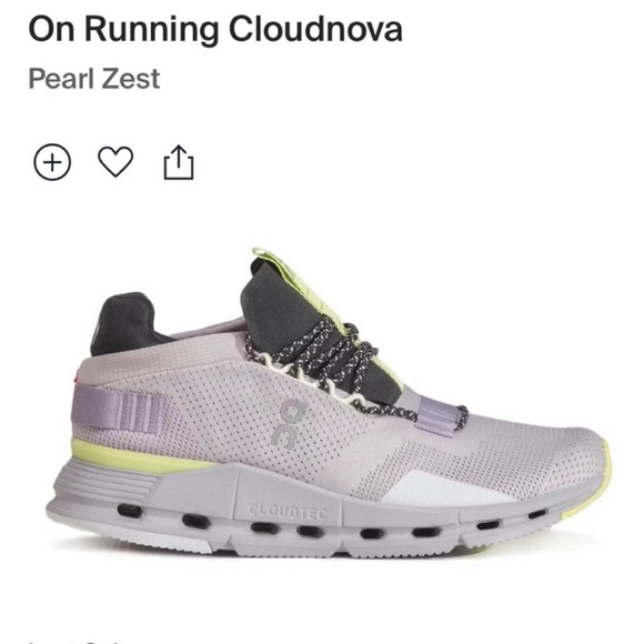 On Running Cloud Nova Pearl Zest Size 8 NEW - Picture 3 of 12